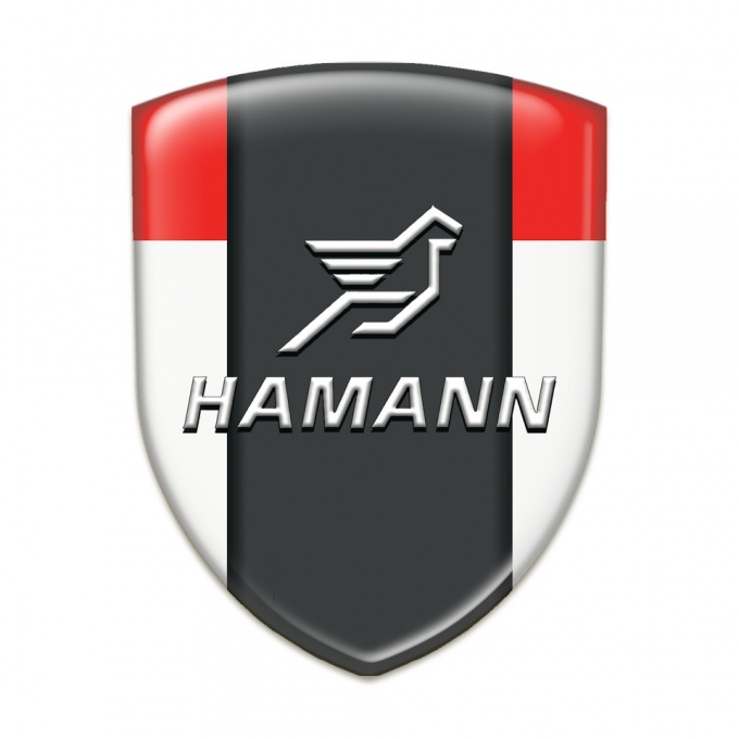 Hamann Tuning Badge White Red Print Version 