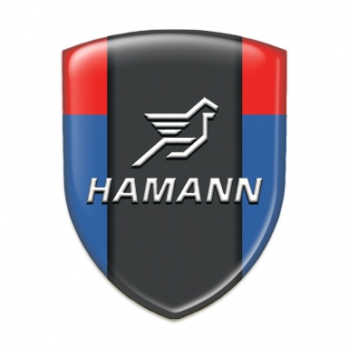 Hamann Self Adhesive Car logo Emblem Blue Red Version 