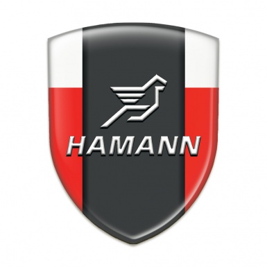 Hamann Silicone Badge Red White Print 