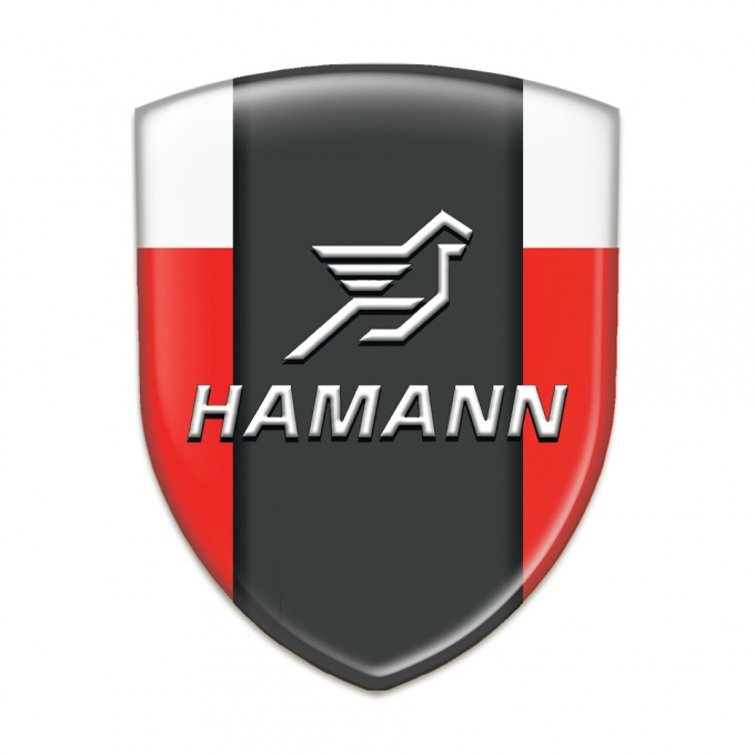 Hamann Silicone Badge Red White Print 