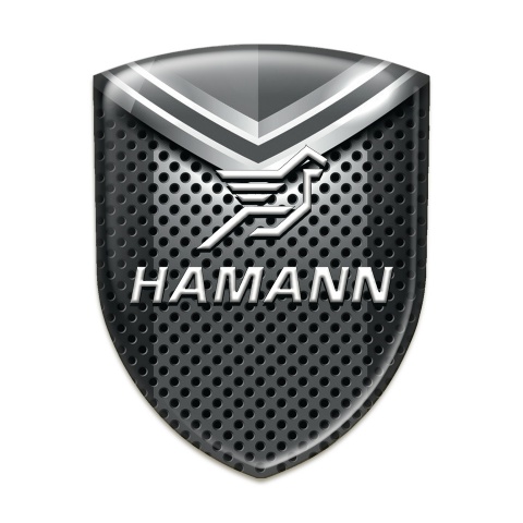 Hamann Tuning Emblem Perforated Background with Grey Detail Design 