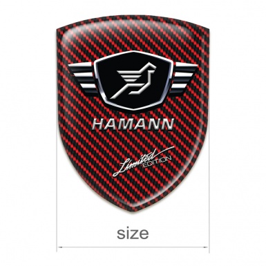 Hamann Emblem Exterior red Carbon Limited Edition style 