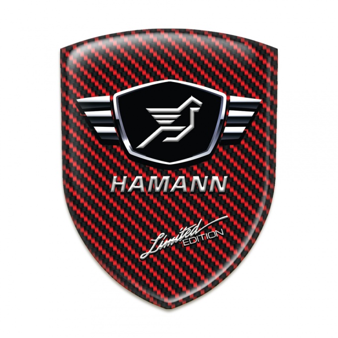Hamann Emblem Exterior red Carbon Limited Edition style 