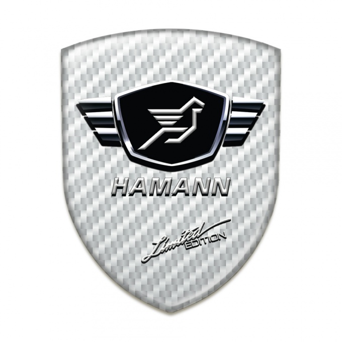 Hamann Tuning Badge White Carbon Limited Edition Style 