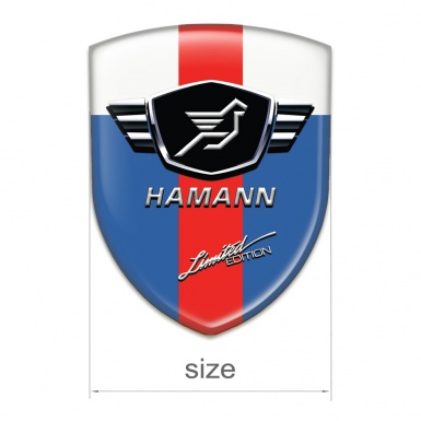 Hamann Silicone Emblem Blue White With Red Band variant 