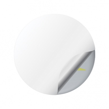 VW R Line Emblems for Wheel Center Caps Electric Edition