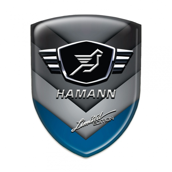 Hamann Car Interior Badge Multicolored V Shape Detail Model 