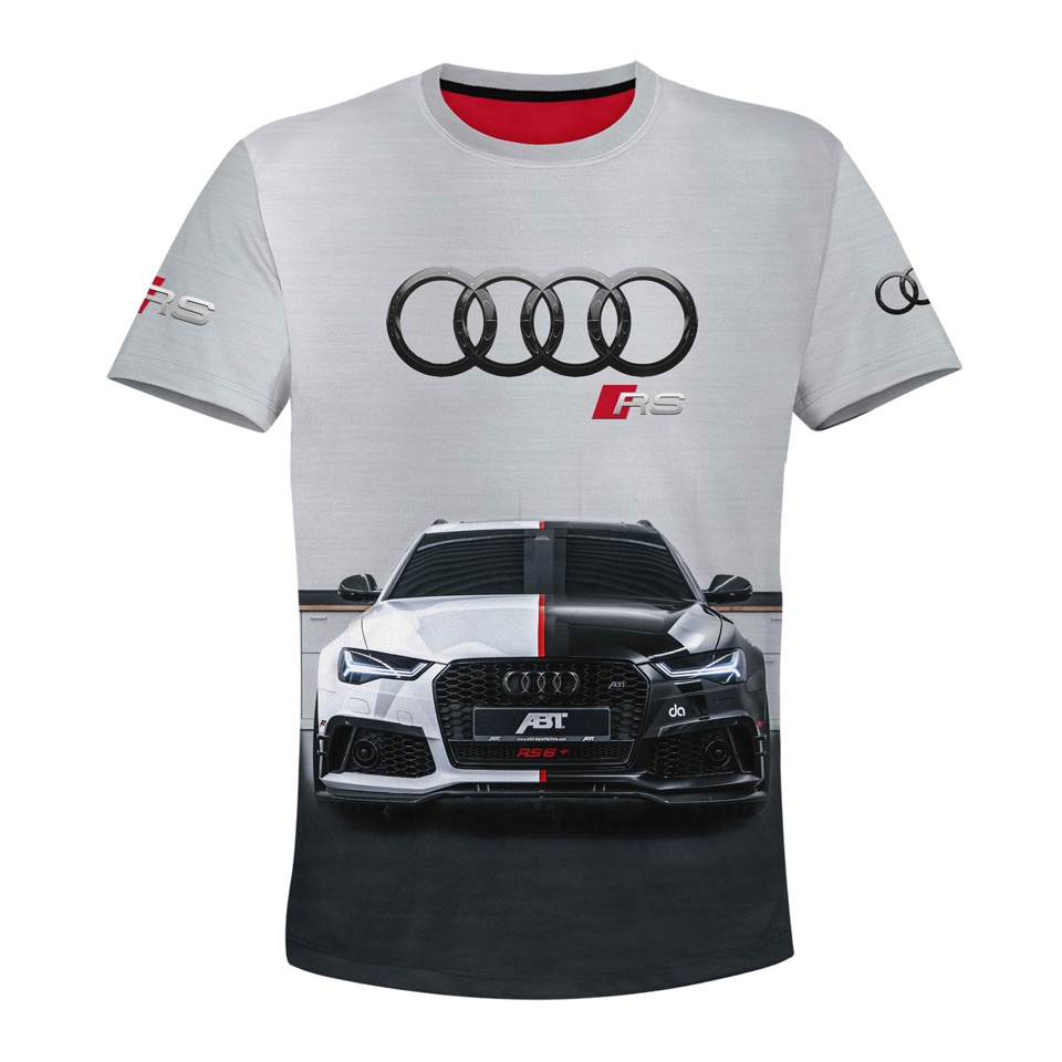 månedlige Opera frokost Audi RS T-shirt Grey A6 Print | T-shirts | Clothes | X-Sticker