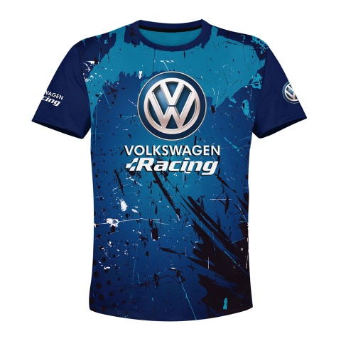 VW T-shirt Racing Navy Blue