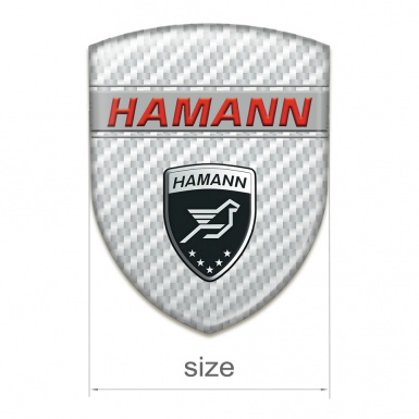 Hamann Emblem Interior White carbon Red inscription Style 