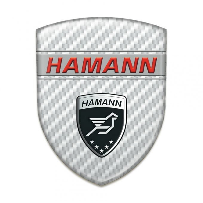 Hamann Emblem Interior White carbon Red inscription Style 