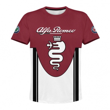 Alfa Romeo T-shirt Cherry Blossom White Classic
