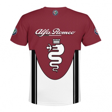 Alfa Romeo T-shirt Cherry Blossom White Classic