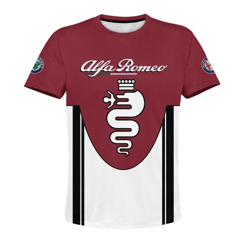 Alfa Romeo T-shirt Cherry Blossom White Classic
