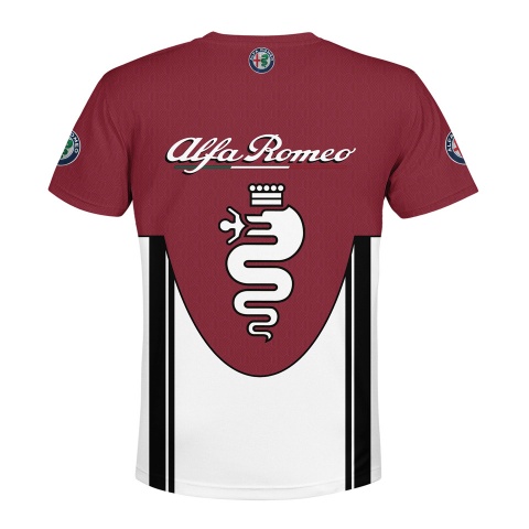 Alfa Romeo T-shirt Cherry Blossom White Classic