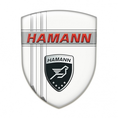 Hamann Self Adhesive Car logo Emblem White Decoration Design 
