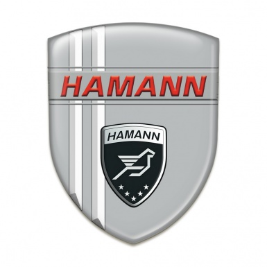 Hamann Silicone Shield Grey with White Stripes Decoration 