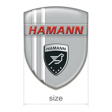 Hamann Silicone Shield Grey with White Stripes Decoration 