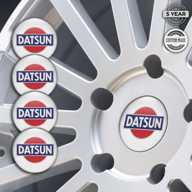 Datsun Emblem Logo Stickers Center Cap White background