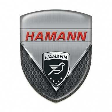 Hamann Silicone Emblem Aluminium Sheet with Dark Mesh Variant 