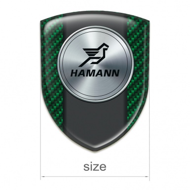 Hamann Car Accessories Badge Green Carbon Model 