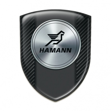 Hamann Self Adhesive Car logo Emblem Black Fibers Model 