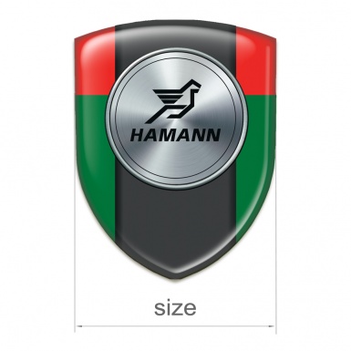 Hamann Car Interior Badge Green Red Model 