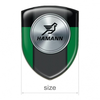 Hamann Logo Emblem Green Black Model 