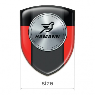 Hamann Tuning Emblem Red Black Model 