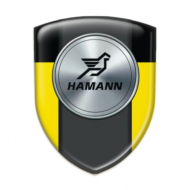 Hamann Domed Emblem Yellow Black Model 