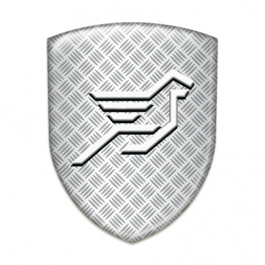 Hamann Self Adhesive Car logo Emblem White Carbon Base Big Logo 