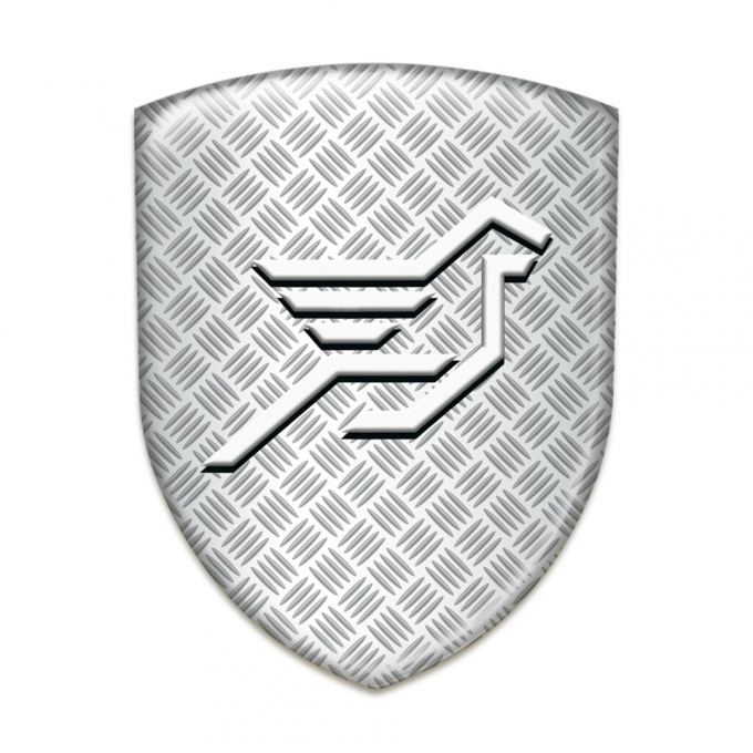 Hamann Self Adhesive Car logo Emblem White Carbon Base Big Logo 