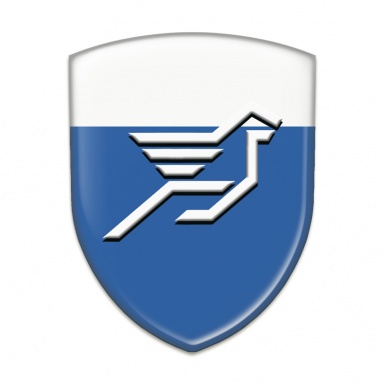 Hamann Self Adhesive Emblem Logo Blue White Base Big Logo 