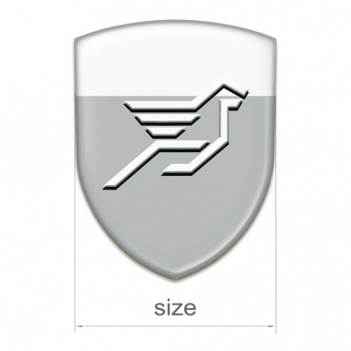 Hamann Domed Emblem Grey White Base Big Logo 
