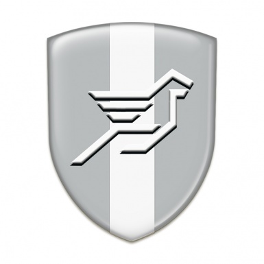 Hamann Tuning Emblem Grey with White Ribbon and Big Logo 