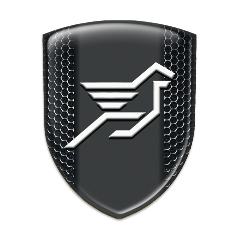 Hamann 3D Gel Emblem Perforated Steel effect 