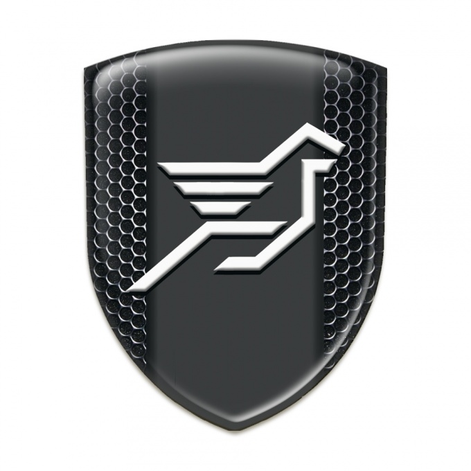 Hamann 3D Gel Emblem Perforated Steel effect 