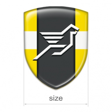 Hamann Silicone Shield Yellow with White Tape and Dark Central Panel 