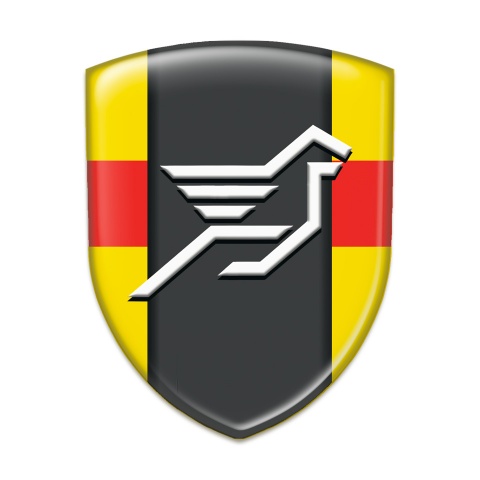 Hamann Resin Sticker Yellow with Red tape Print 