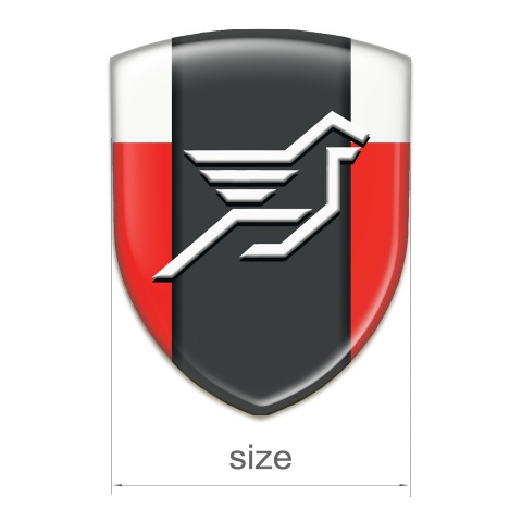 Hamann Car Interior Badge Red White Print 