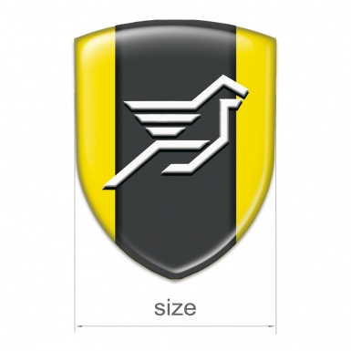 Hamann Car Interior Badge Yellow Print 