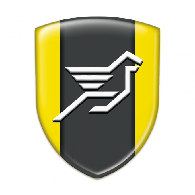 Hamann Car Interior Badge Yellow Print 
