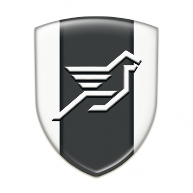 Hamann Silicone Car Decal Badge White Print 