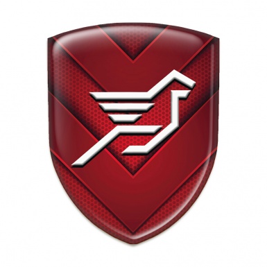 Hamann Auto Emblem Red V Shape Elements Design 