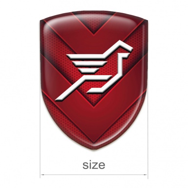 Hamann Auto Emblem Red V Shape Elements Design 