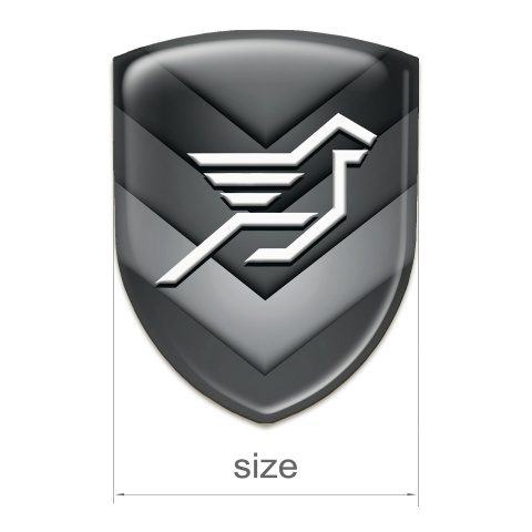 Hamann Tuning Emblem Grey Black V Shape Fragments 
