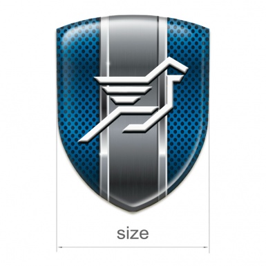 Hamann Self Adhesive Car logo Emblem Blue Mesh effect 