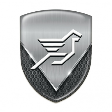 Hamann Tuning Badge Aluminium Sheet with dark Mesh Effect 