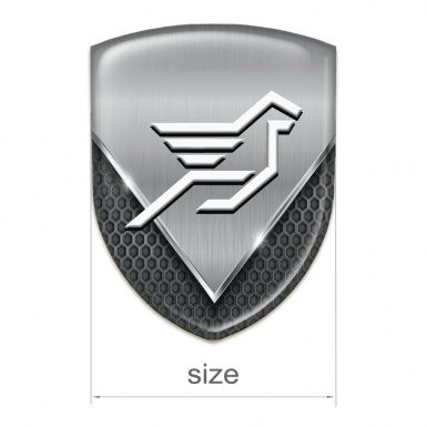 Hamann Tuning Badge Aluminium Sheet with dark Mesh Effect 