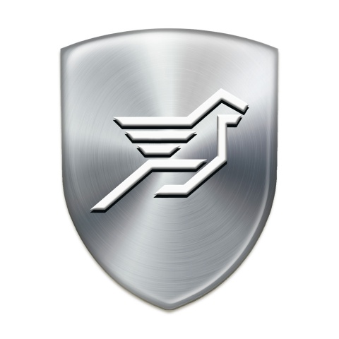 Hamann Car Interior Badge Silver Effect with Big Logo 